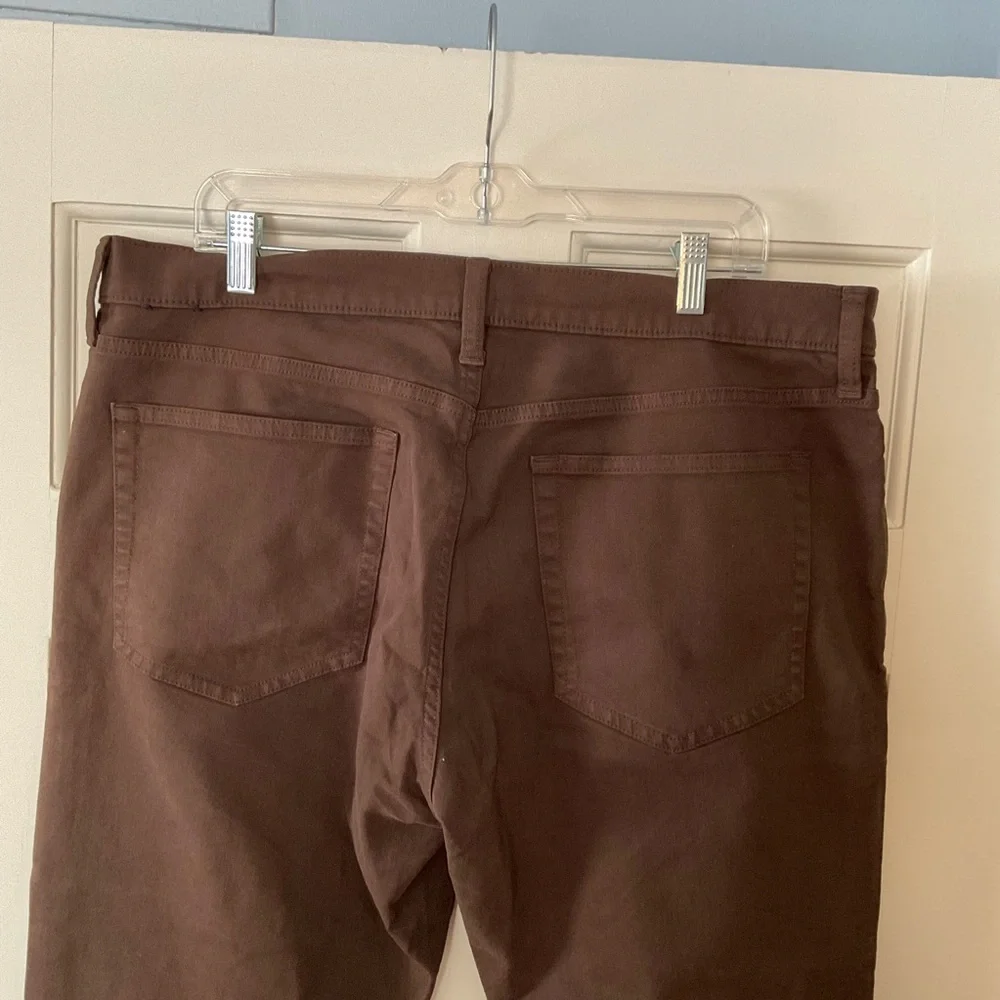 J.Crew Straight-fit garment-dyed five-pocket jean Espresso Brown Men’s 36x30 NWT